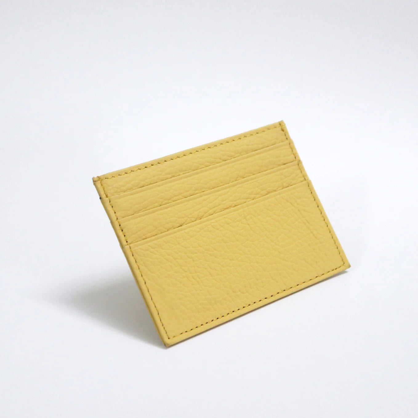 Personalisierter Leder Kartenhalter mit Initialen – Slim Wallet aus echtem Rindsleder für Damen & Herren