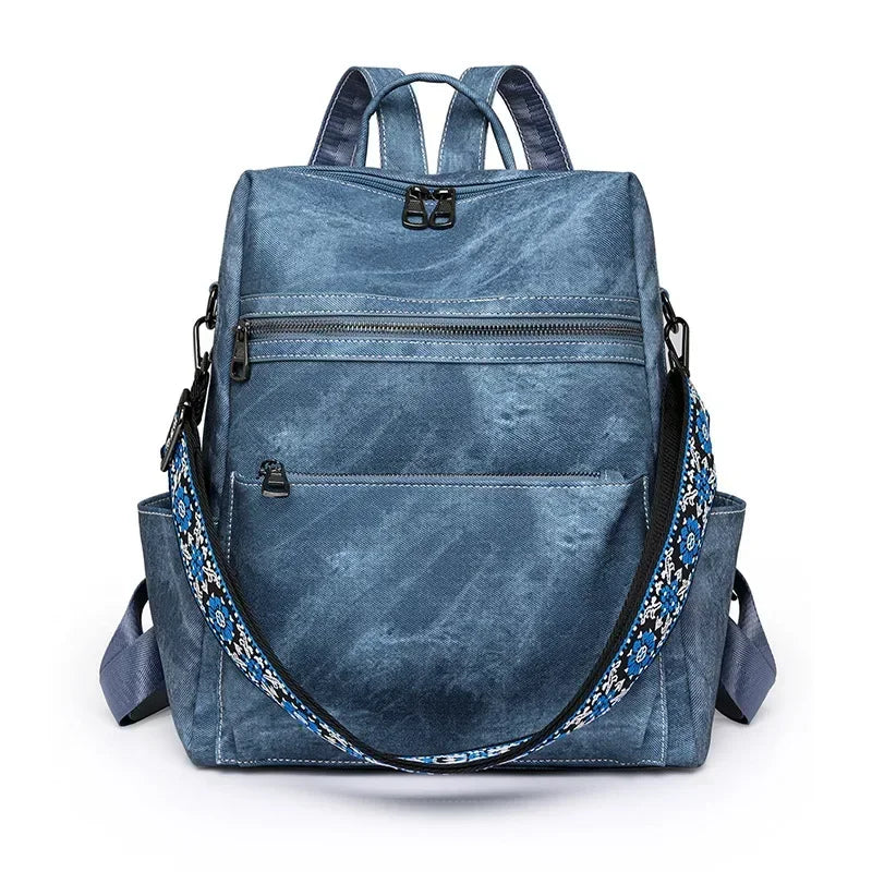 Damen PU Leder Laptop Rucksack 2025 – Diebstahlsicher, wasserdicht, große Kapazität, Business & Reise