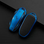 Étui de protection en cuir TPU de qualité supérieure pour Tesla – Étui de clé intelligent pour modèle 3, modèle Y, modèle S et modèle X