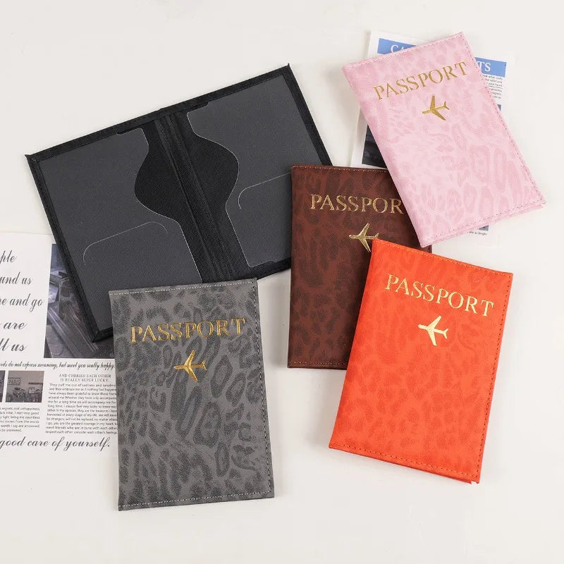 Reise Passhülle 2025 aus PU-Leder – Eleganter Reisepass- & Kartenhalter für Damen & Herren | Schutzcover für Tickets & Ausweise