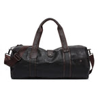 RUIMOM Vintage Sporttasche aus Lederoptik – Große Fitness- &amp; Reisetasche als Schulter- und Messenger Bag para mujeres y hombres