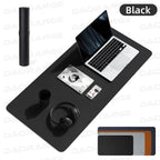 PU Leder Schreibtischunterlage in mehreren Größen – Wasserdichtes XXL Mouse Pad für Büro, Gaming & PC von DAORANGE