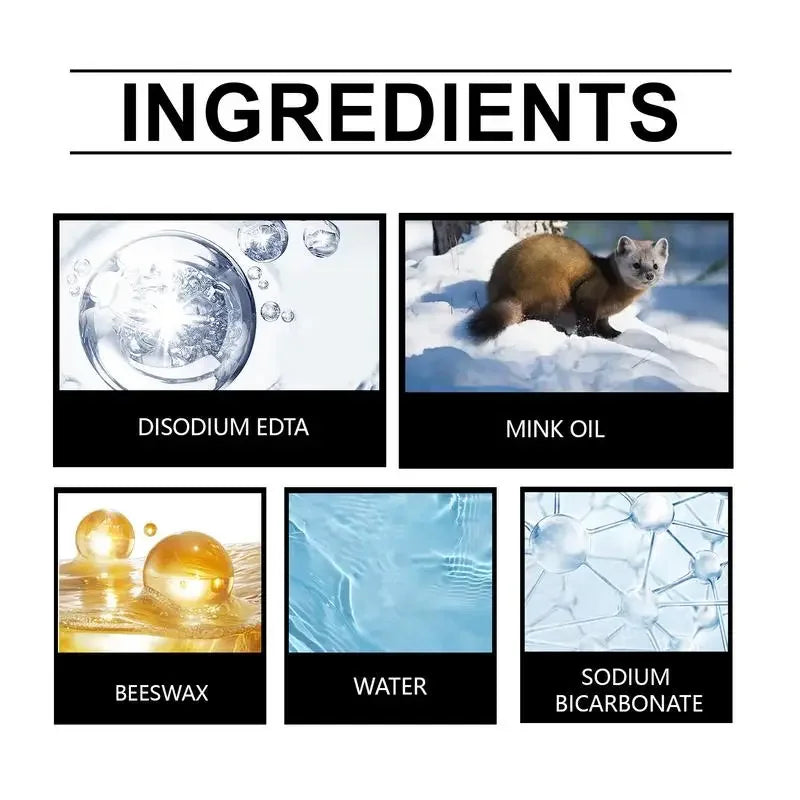 Leder Reparatur- & Füllcreme 100 g – Aufbereitungswachs für Autositze, PU-Leder & Ledersofas inkl. Schwamm