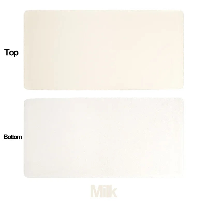 Leder Schreibtischunterlage rosa 60×30 cm – Rutschfeste &amp; Wasserdichte Desk Mat aus PU-Leder für Home Office &amp; Büro 