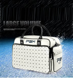 Sac de golf PGM YWB016 – Grand sac de golf en cuir PU avec doubles compartiments, protection et design étanche 