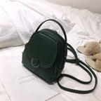 VONMONAN Mini Damen Leder-Rucksack - Mochila de cuero de PU de moda pequeña, suave al tacto y multifuncional