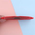 Mini Kartenetui aus PU-Leder – Slim ID- &amp; Kreditkartenhalter mit Münzfach, 3 Kartenfächer, Porte-cartes unisexe en 6 couleurs 