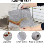 Hochwertige Kunstleder Tischsets – Wasserdichte, ölbeständige & hitzeisolierende Platzmatten im japanischen Stil (4er / 6er Set)