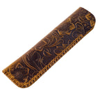 Handgefertigtes Vintage Leder Stifteetui aus Echtleder – Edle Schutzhülle für Füllfederhalter & Schreibgeräte | Stilvolles Pen Case für Schule & Büro