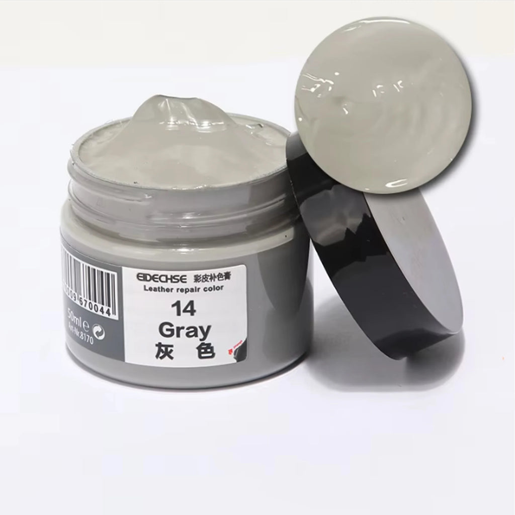 Gel réparateur de cuir Eidechse 50 ml – Couleur du cuir et crème de réparation pour voitures, meubles, chaussures et accessoires
