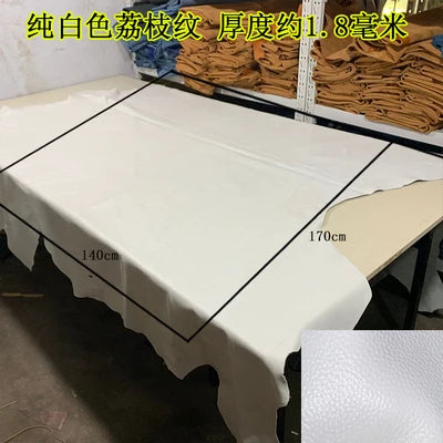 Großformatiges Echtleder Rindsleder – Ganze Haut aus erster Schicht, weich & flexibel für Taschen, Polster & DIY-Projekte