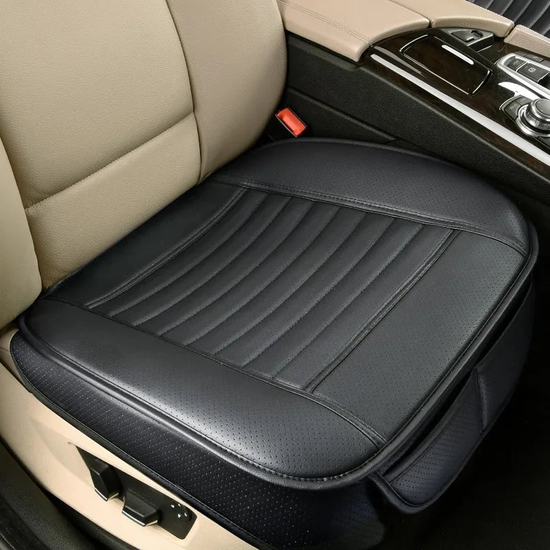 PU-Leder Auto-Sitzkissen – Universeller Sitzschutz für alle Jahreszeiten, komfortables & langlebiges Autositzpolster