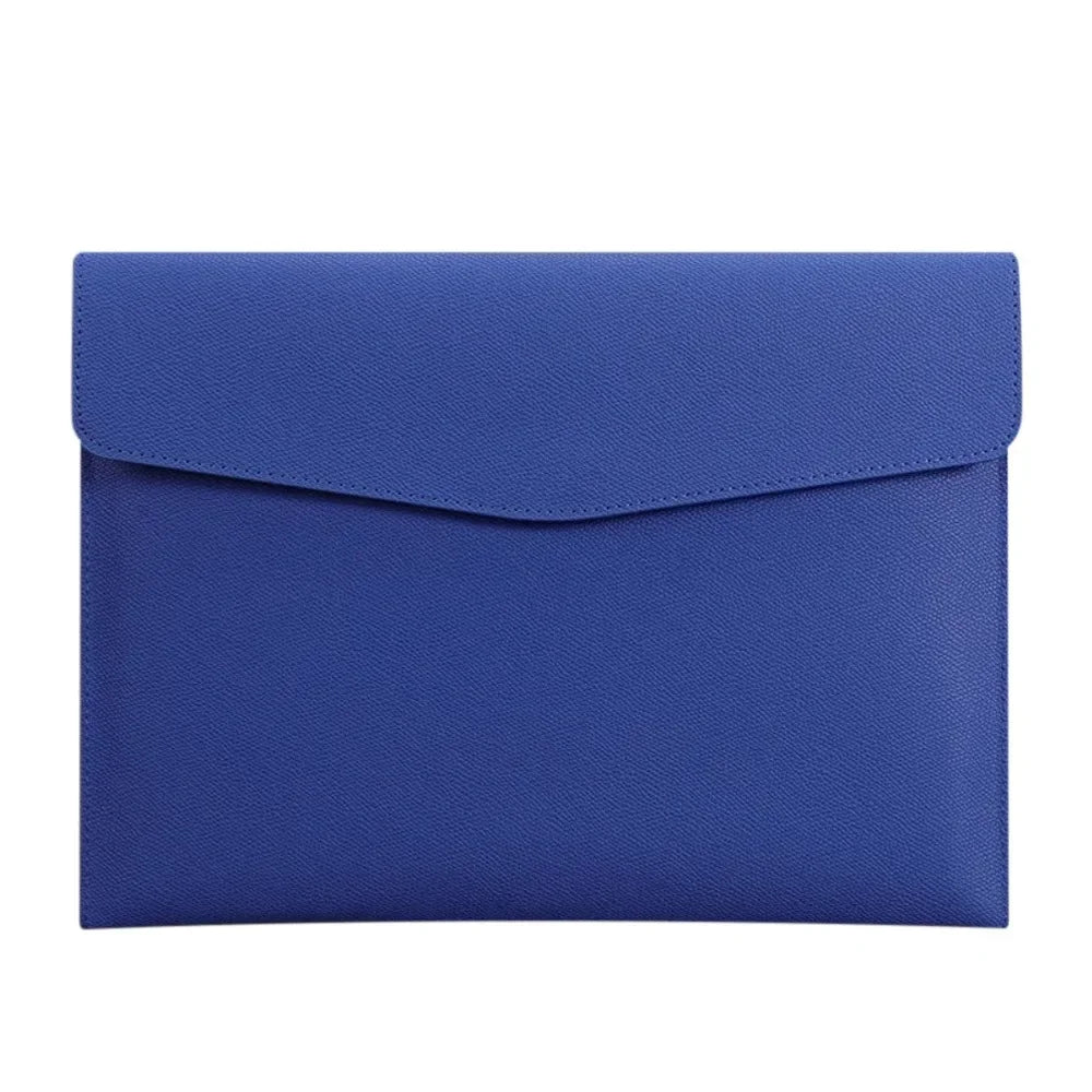 A4 Leder Dokumententasche – Elegante bolsa para archivos comerciales para almacenamiento, registro y oficina