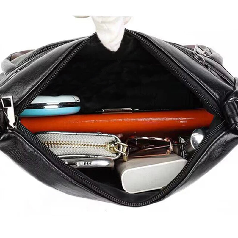 Damen-Handtasche aus Nylon – Weiche Textur, Große Kapazität & Vielseitige Casual Tote mit Reißverschluss