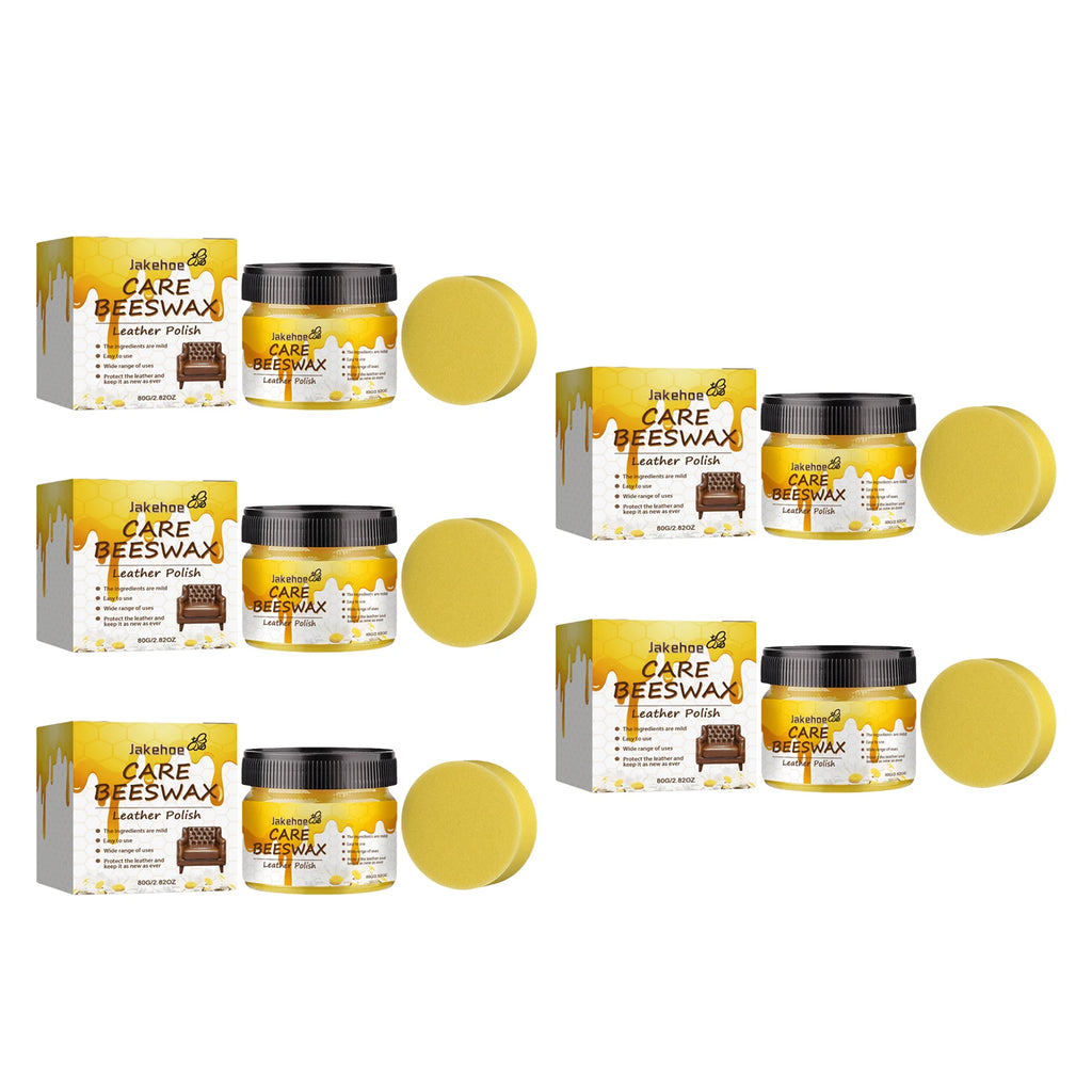 Lederpflegecreme mit Bienenwachs – Reparatur- & Pflegewachs für Schuhe, Stiefel, Autositze & Möbel | Leder auffrischen, schützen & reparieren