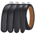 Hochwertiger PU-Ledergürtel ohne Schnalle – Premium Ersatzriemen für automatische Gürtelschnallen