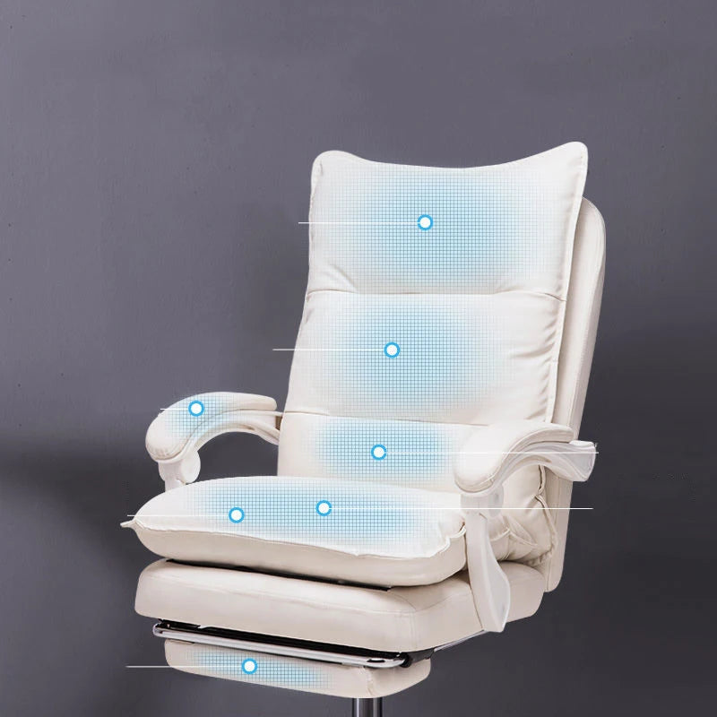 Ergonomischer Gaming Chair aus Leder – Bequemer Sofa-Gamingstuhl mit hoher Rückenlehne, Drehfunktion & Armlehnen für Schlafzimmer, Büro & Gaming Setup