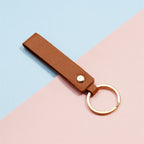 Porte-clés en cuir PU au style professionnel – Porte-clés en cuir classique avec éléments métalliques, 1 à 5 pièces, idéal pour l'automobile, la bourse et les biens de consommation