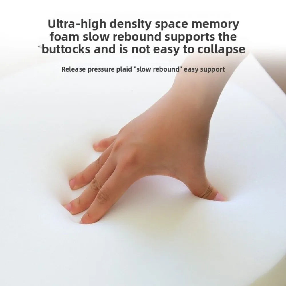 Bequemes Leder Stuhlkissen mit Memory Foam – Wasserdichtes, dick gepolstertes Sitzkissen für Küche & Alltag