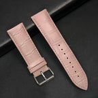 Brazalete de cuero vintage de 20 mm y 22 mm para Samsung Galaxy Watch 4–7 y Xiaomi Redmi Watch – Brazalete clásico para reloj inteligente con diseño dorado 