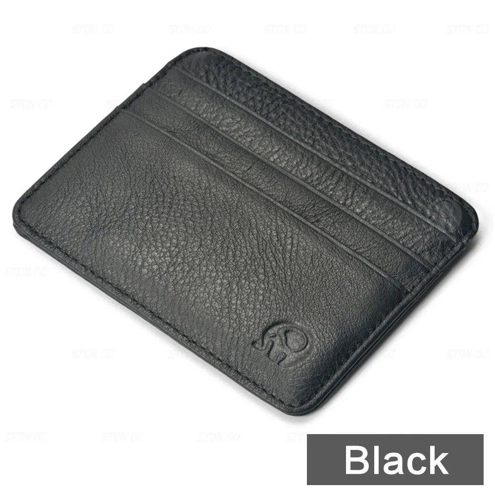 Mini Reise Kartenetui aus PU-Leder – Kompakte Geldbörse mit Echsenprägung, Sichtfenster & Reißverschluss für Damen & Herren