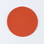 Runde & quadratische Leder-Untersetzer – Schlichte, stilvolle Coaster in Uni-Farben | Wasserdicht & hitzeisolierend für Tisch & Zuhause