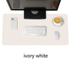 Großes Leder Mousepad & Desk Mat – Tragbare, wasserdichte PU Leder Schreibtischunterlage mit rutschfester Wildleder-Unterseite für Gaming & Büro