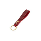 Klassischer Vintage Leder Schlüsselanhänger aus Rindsleder – Eleganter Auto-Keychain für Herren & Unisex mit Metallring Modell K5057