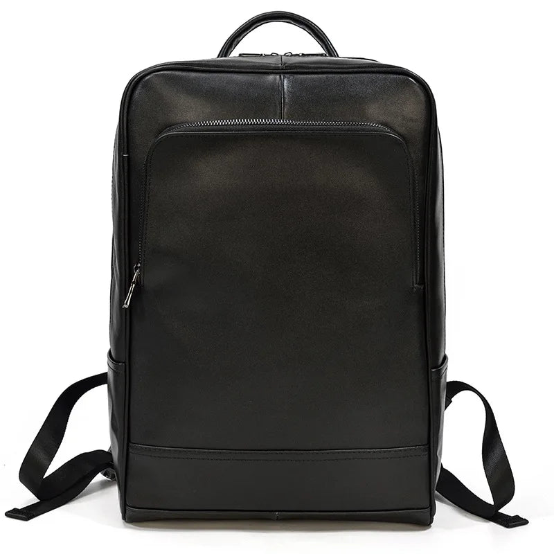 WANTING Luxus Leder Rucksack Herren – Großer Designer Laptop Rucksack aus echtem Rindsleder für Schule, Reise & Alltag