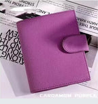 Vintage Leder-Notizbuch A7/M5 – Dreifach gefaltet, weich & nachfüllbar