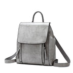 AOLAILUDI Damen Rucksack aus echtem Leder – Multifunktionaler Leder-Backpack & Crossbody-Bag für Schule, Laptop & Alltag