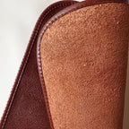 Quadratisches Sitzkissen aus Rindsleder 40 × 40 cm – Wasserdichtes, extra dickes Lederkissen für Büro, Sofa & Stuhl