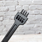 3-teiliges Leder Stichlocheisen Set 4 mm – Diamant-Lochstanzer aus legiertem Stahl für Gürtel & Lederhandwerk (2/4/6 Zähne)