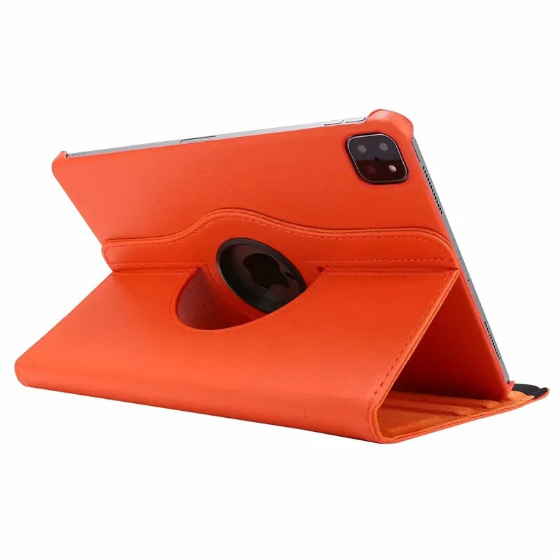 360° Drehbares Leder Case für iPad Pro 12.9 & iPad Air 13 – Business Tablet Schutzhülle mit Standfunktion (2015–2024)