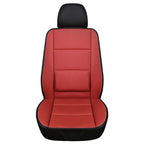 Integrierte Autositzauflage vorne aus Kunstleder – Rutschfester & abriebfester Sitzschutz, universell passend