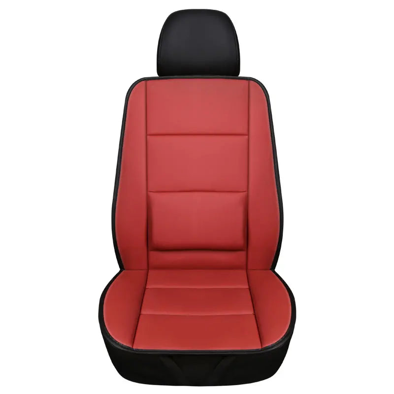 Integrierte Autositzauflage vorne aus Kunstleder – Rutschfester & abriebfester Sitzschutz, universell passend