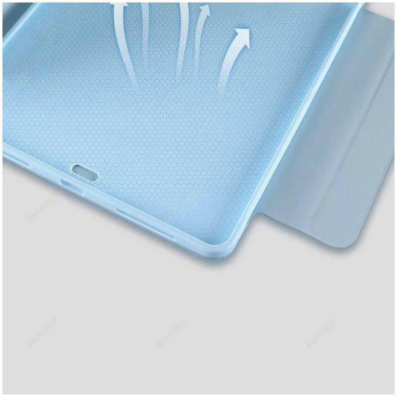 PU Leder Case für iPad Air 11 & 13 (2024–2025) und iPad Pro 11 / 12.9 – Tablet Schutzhülle mit Multi-Angle Stand & Wake-Sleep Funktion