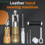 Professionelles Leder Nähset mit Stitching Awl – Handnähwerkzeug für Leder, Canvas & Schuhreparatur