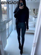 BIVIGAOS Legging en cuir pour femme avec lettres graffitis - Legging chaud en polaire taille haute, style gothique automobile pour l'hiver et l'hiver 