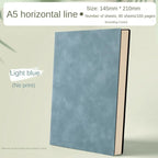 Elegantes A5 Leder-Notizbuch – Business & Bürojournal für Organisation und Stil