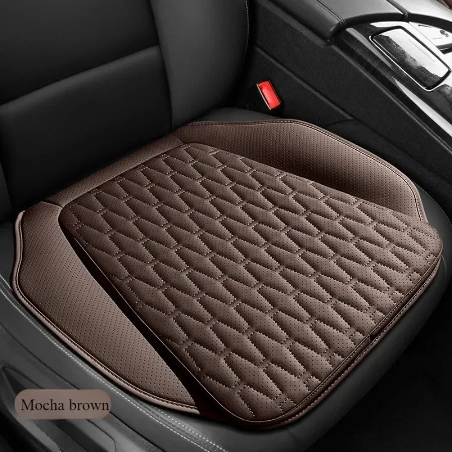 Belüftetes Leder Auto-Sitzkissen für alle Jahreszeiten – Ergonomisches Sitzpolster zur Erhöhung der Sitzhöhe & mehr Fahrkomfort