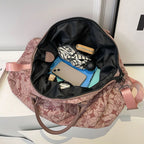 Furukroa Unisex Fitness- & Reisetasche – Minimalistische wasserfeste Nylon-Handtasche mit großem Fassungsvermögen für Damen und Herren