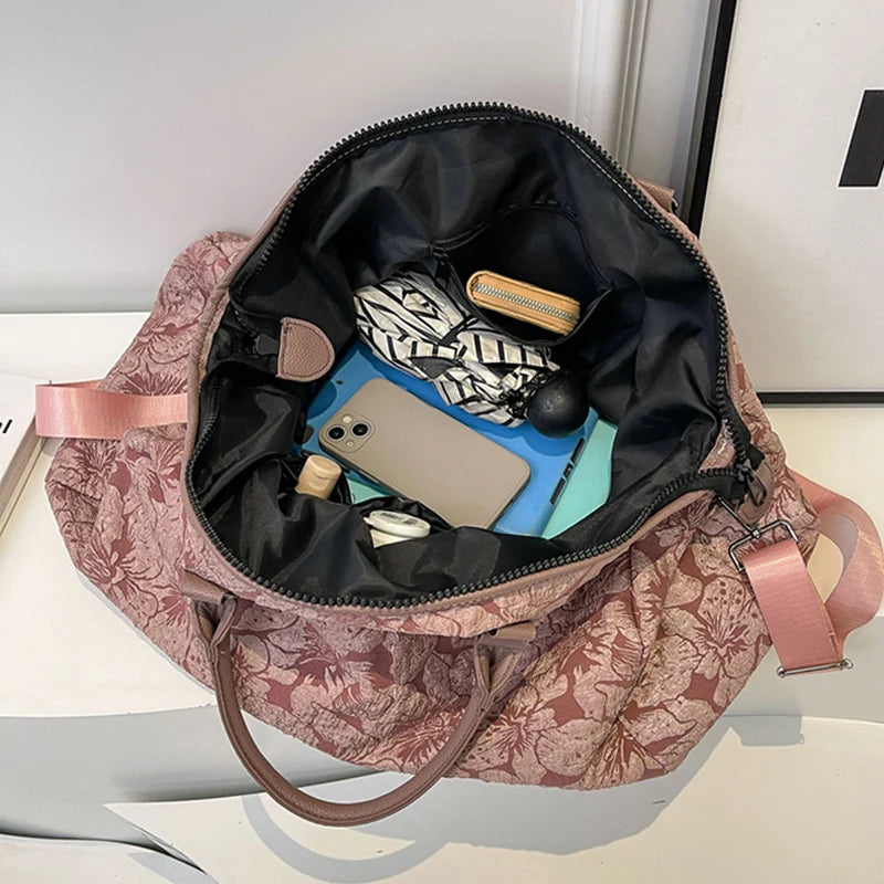 Furukroa Unisex Fitness- & Reisetasche – Minimalistische wasserfeste Nylon-Handtasche mit großem Fassungsvermögen für Damen und Herren