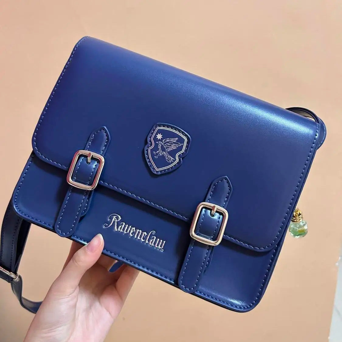 MINISO Harry Potter Rucksack & Crossbody Bag – PU Leder Schul- & Freizeitrucksack im Hogwarts Design für Damen & Herren