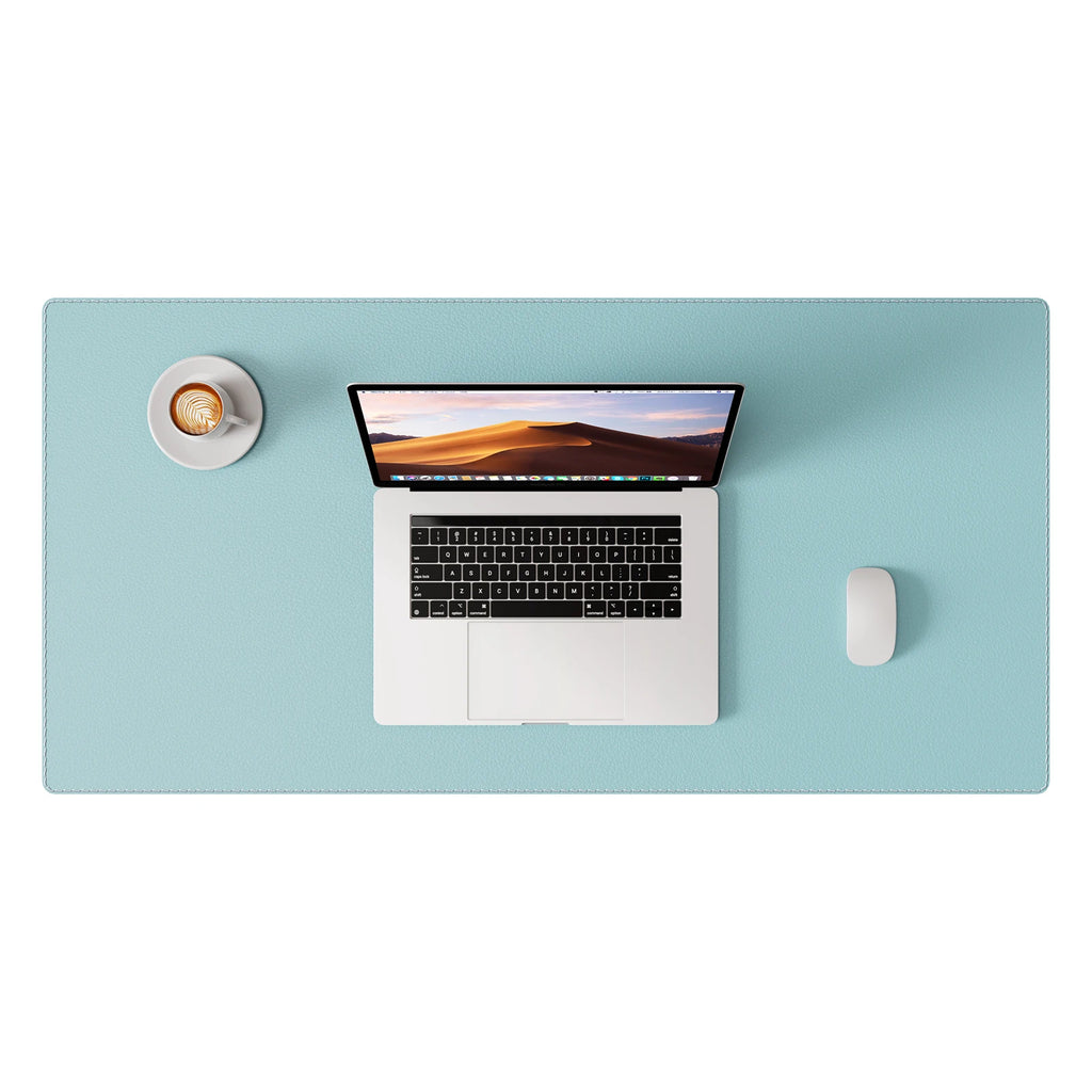 Tapis de bureau et tapis de souris en cuir PU pour bureau, bureau à domicile et école