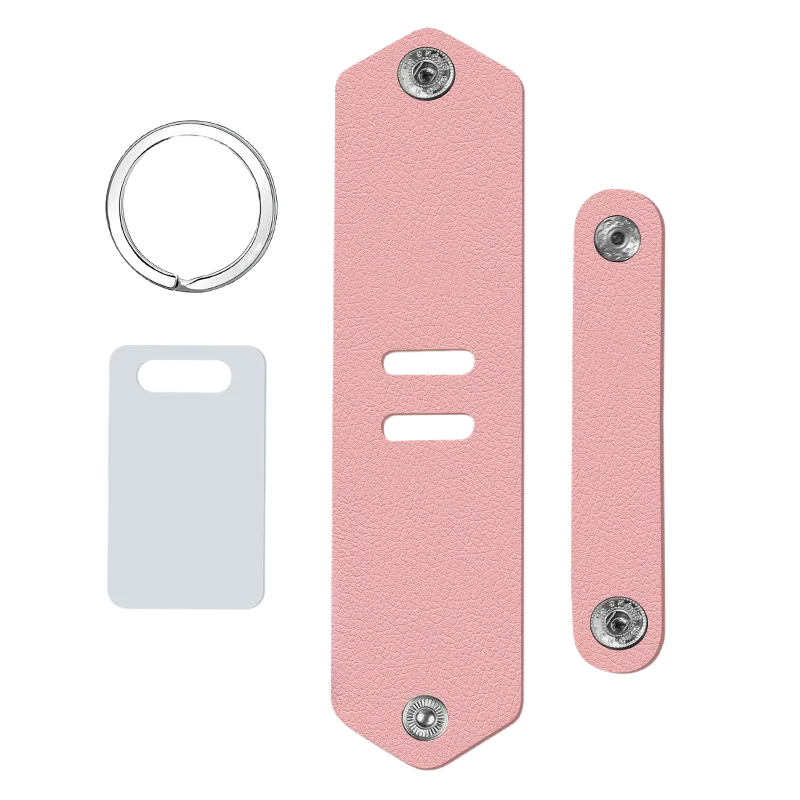 Personalisierter Leder-Schlüsselanhänger mit Foto & Gravur – Individueller Keyring mit Lasertext, emotionales Geschenk für Familie, Freunde & Partner