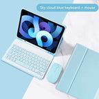 Funda con teclado Bluetooth para iPad 10.2, iPad 7/8/9/10, iPad Pro 11, iPad Air 4 y 5, iPad mini 5 y 6, funda magnética con soporte y teclado 