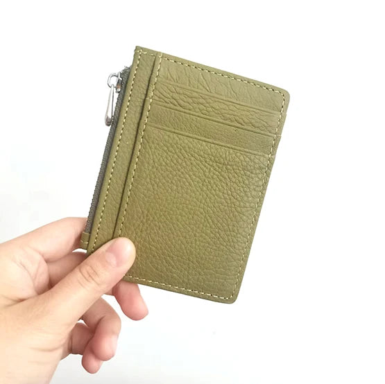 ISKYBOB Süße Damen Geldbörse aus PU-Leder – Kurze Wallet mit Reißverschluss & Druckknopf, Cartoon-Print, Kartenhalter & Münzfach