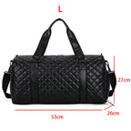 Duffle Tote Gym Fitness Tasche aus PU-Leder – Vielseitige Sport- & Reisetasche als Schulter-, Hand- und Crossbody Bag für Damen & Herren