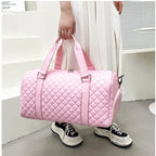 OLN Bolsa de deporte para mujer y unisex con cuero de PU – Bolsas de fitness, de viaje y de lona con opciones para llevar, bandoleras y bolsos cruzados